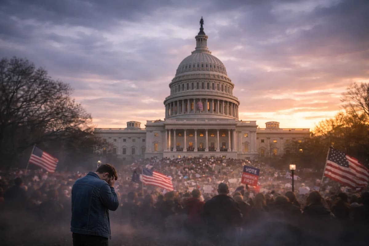Ansiedade política nos EUA atinge nível excepcional entre países ricos, aponta Gallup