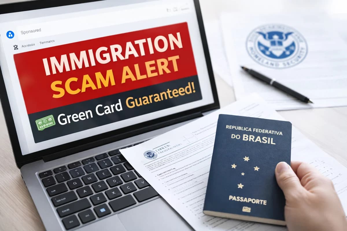 Golpes migratórios contra brasileiros crescem nos EUA com promessas de regularização rápida