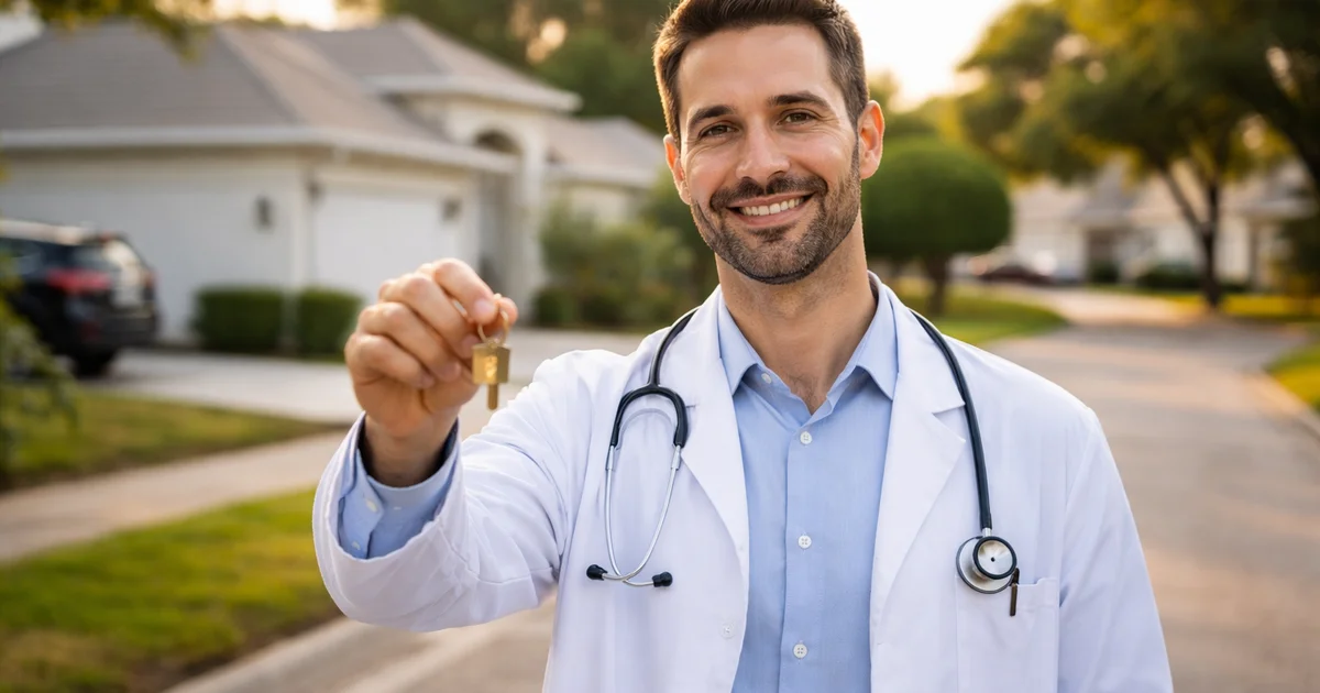 Financiamento imobiliário para médicos nos EUA pode permitir compra de casa com até 0% de entrada na Flórida