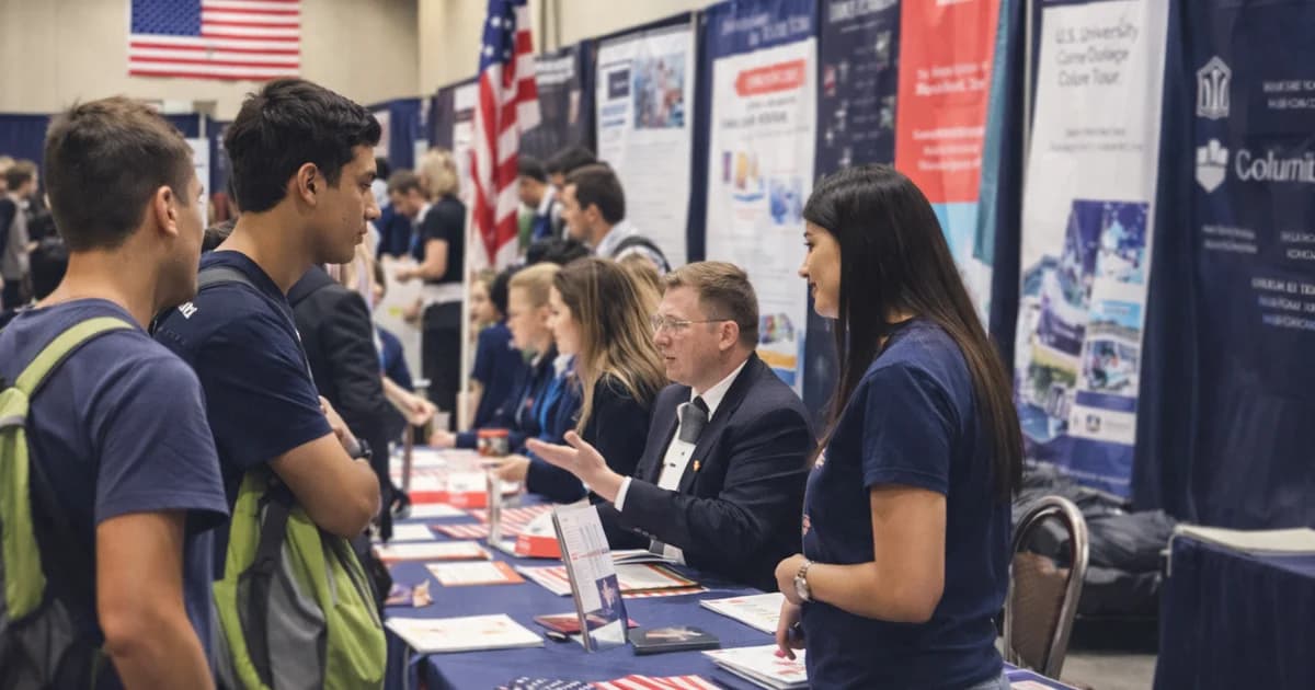 Feira gratuita sobre estudos nos EUA percorre seis capitais e reacende busca de brasileiros por universidades americanas