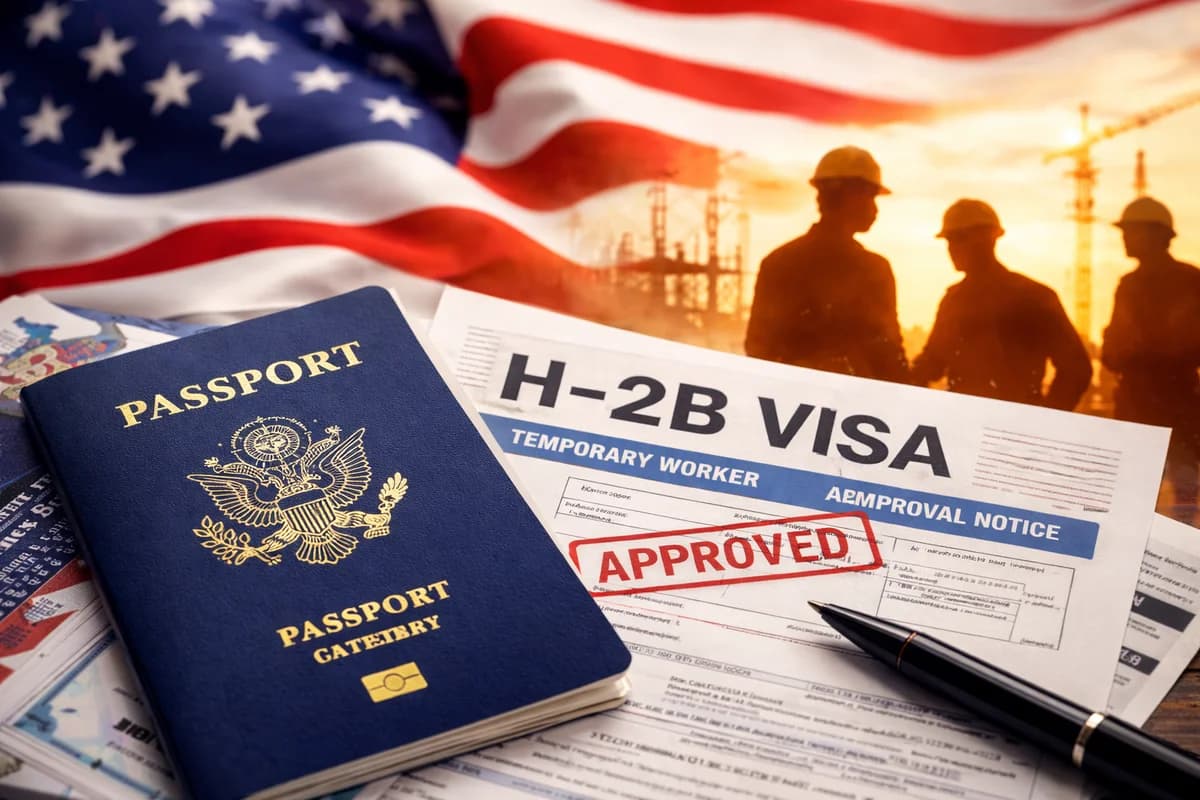 EUA ampliam limite de vistos H-2B em 2026 e abrem novas vagas temporárias