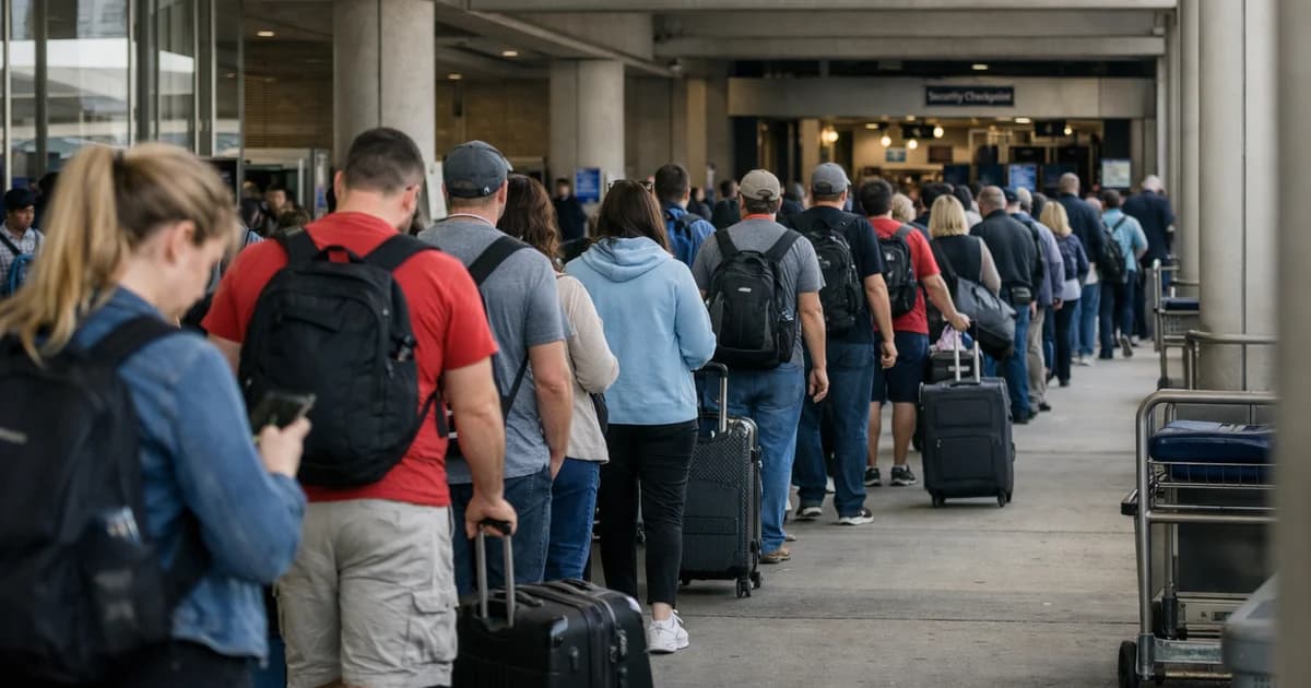 Filas de até três horas em aeroportos dos EUA levantam alerta após impasse sobre orçamento do DHS
