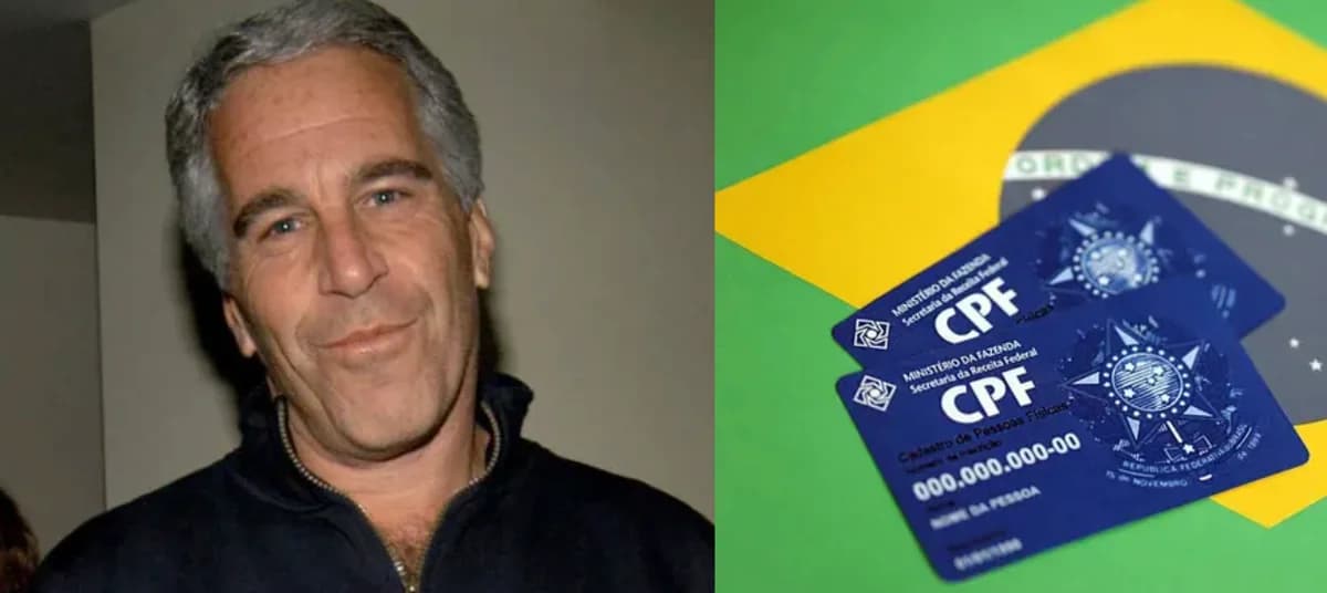 Jeffrey Epstein teve CPF brasileiro emitido em 2003 e documento aparece em arquivos oficiais do caso nos EUA
