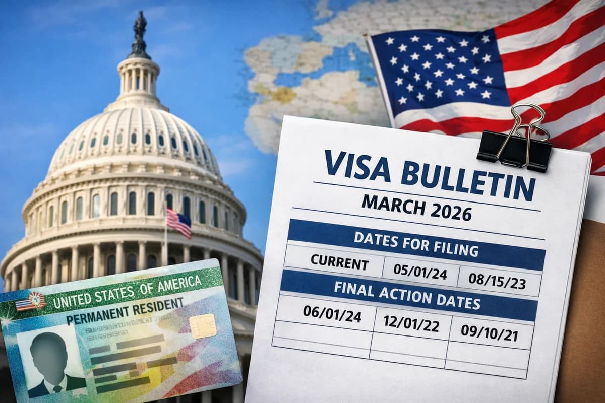 EB2 fica “current” para brasileiros no Visa Bulletin de março de 2026 e abre janela para ajuste de status nos EUA