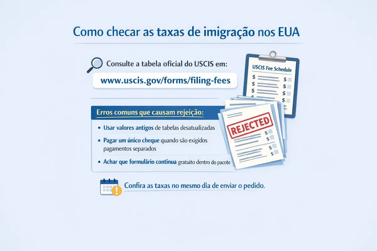 Taxas de imigração sobem nos EUA e novos valores já estão em vigor