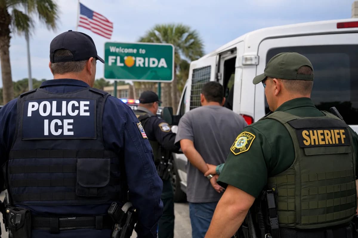 Flórida amplia cooperação com ICE e reforça fiscalização migratória no estado