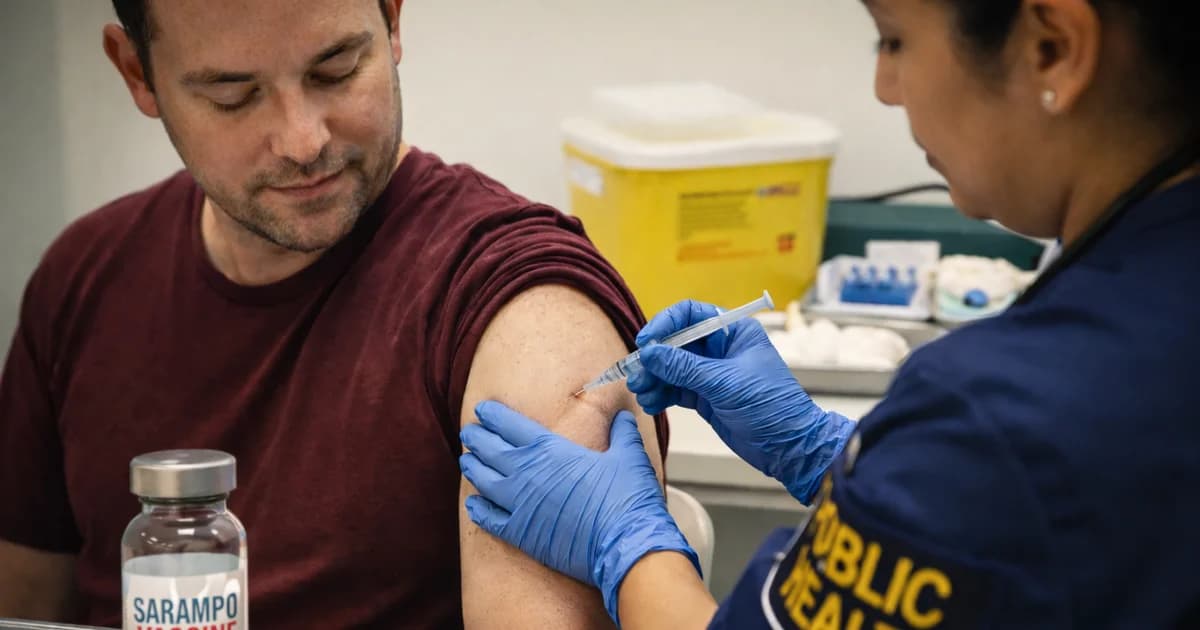 Sarampo dispara nos EUA em 2026 e preocupa autoridades com viagens do Spring Break